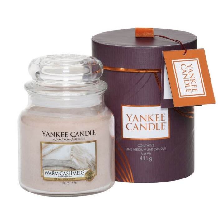 Yankee Candle Medium Jar Candle - Warm Cashmere-1